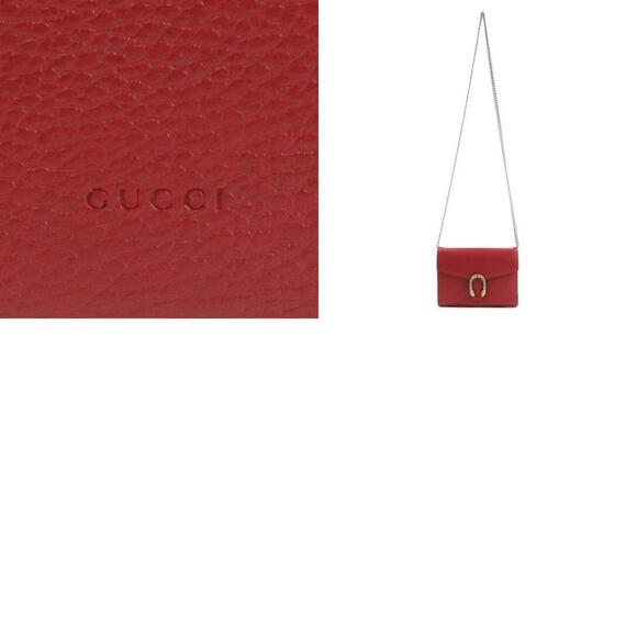 GUCCI Red Leather Wallet - Picture 5 of 5